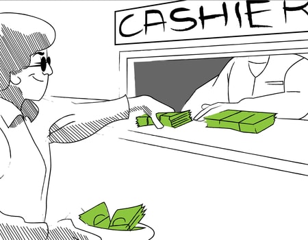 cashier poker